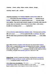 English Worksheet: TV SERIES