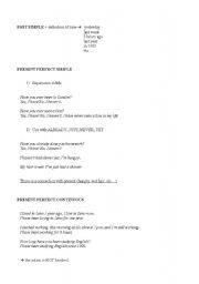 English Worksheet: past temses