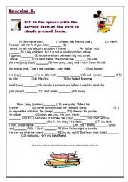 English Worksheet: present simple (part 3)