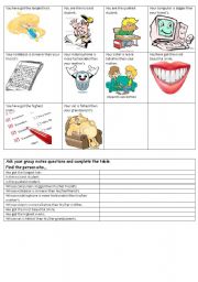 English Worksheet: Comparative and superlative game