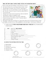 English Worksheet: integrated test 