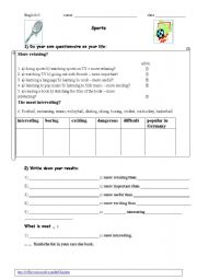 English Worksheet: Introduction of the comparative and superlative forms long