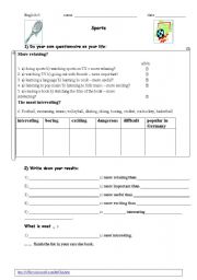 English worksheet: Introduction of the comparative and superlative forms long