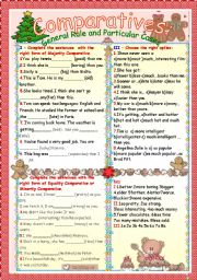 Comparatives:General Rule and Particular Cases.