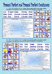 English Worksheet: Present perfect and present perfect continuous * fully editable * with key