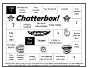 English Worksheet: Chatterbox - a fluency board game