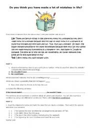 English Worksheet: HIMYM S01E21 - THIRD CONDITIONAL