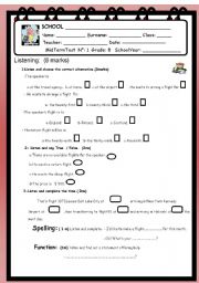 Mid Term Test No 1 Grade 8