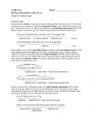 English Worksheet: Comma rules and worksheet