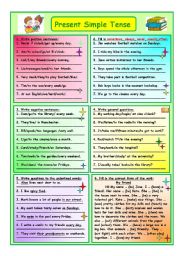 English Worksheet: Present Simple Tense