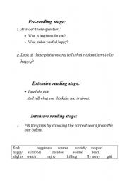 English Worksheet: teaching reading