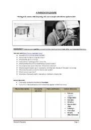 English worksheet: PARSONS PLEASURE