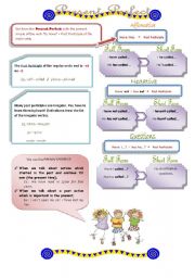 English Worksheet: Lets learn the Present Perfect tense!