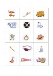 English Worksheet: Pirate words