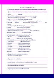 English Worksheet: Is it Active or Passive?