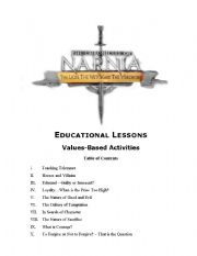 English worksheet: reading conprenhension narnia the lion the witch and the wardrobe