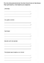 English worksheet: Past Simple 