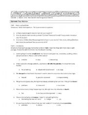 English Worksheet: Friends Television Show, Season 1, Episode 2