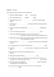 English Worksheet: causatives practice 