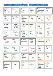  comparative dominoes