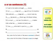 English worksheet: Article gap fill course