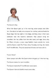 English Worksheet: The Queens Day