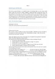 English Worksheet: worksheet on stories