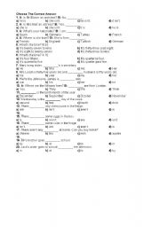 English Worksheet: grammar revision for 5th grades