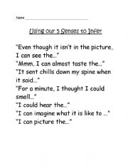 English Worksheet: nonfiction
