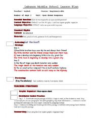 English Worksheet: lesson 1