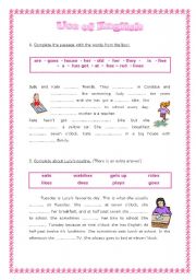 English Worksheet: Use of English