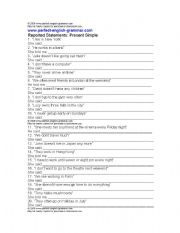 English Worksheet: gerund