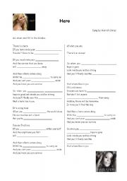 English Worksheet: Hero (Mariah Carey)