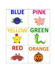 English Worksheet: Colors