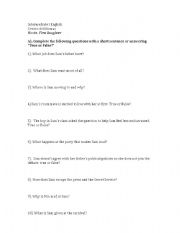 English worksheet: First Daughter Movie Worksheet