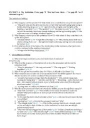 English Worksheet: The Fifth Child (The Institution, page 78 to page 85)