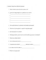 English Worksheet: Journalism