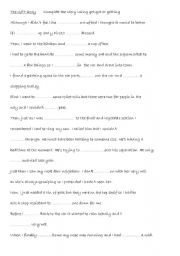 English Worksheet: The Get story
