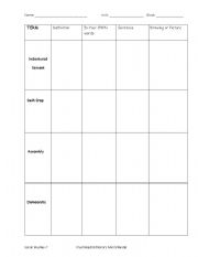 English worksheet: illustrated dictonary for colonial America