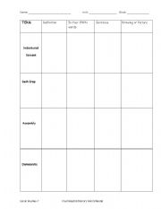 English Worksheet: illustrated dictonary for colonial America