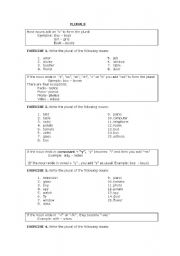 English Worksheet: plural of regular and irregular nouns
