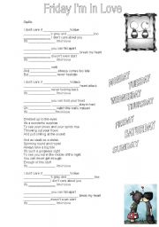 English Worksheet: Days of the week - Song