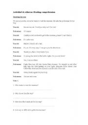 English Worksheet: The city