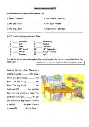 Grammar worksheet