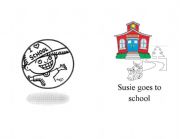 English worksheet: Susie goes to school