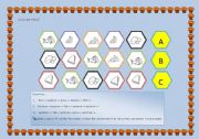 English Worksheet: food maze