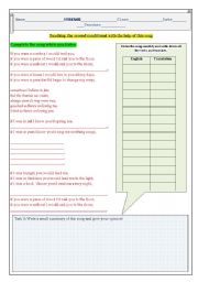 Teaching the second conditional_Song Lesson