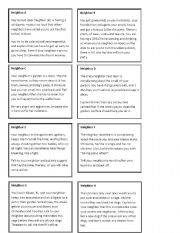 English Worksheet: Role play