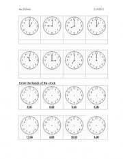 Clock Sheet