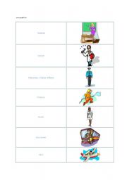 English Worksheet: occupations